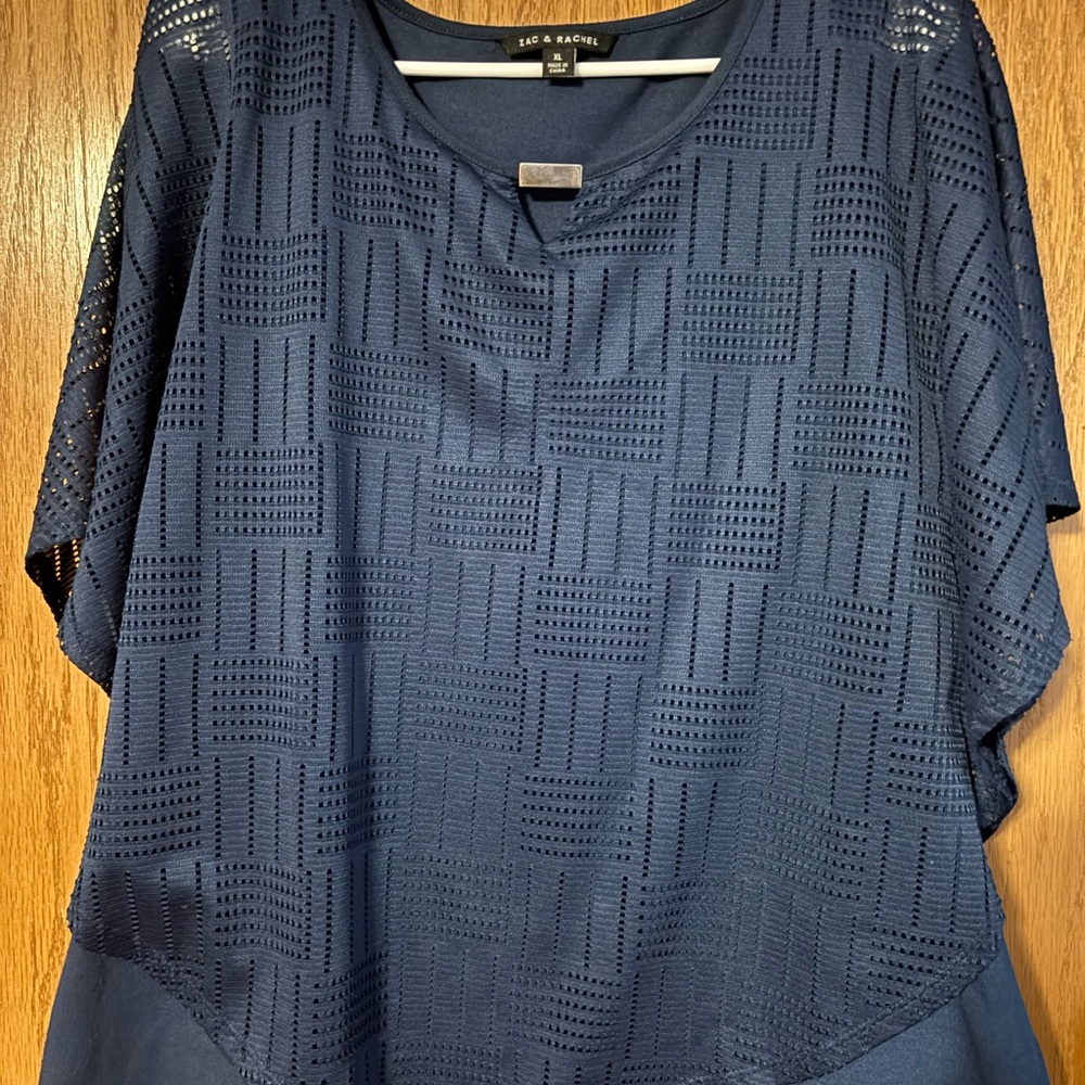 Navy Blue Women's Blouse